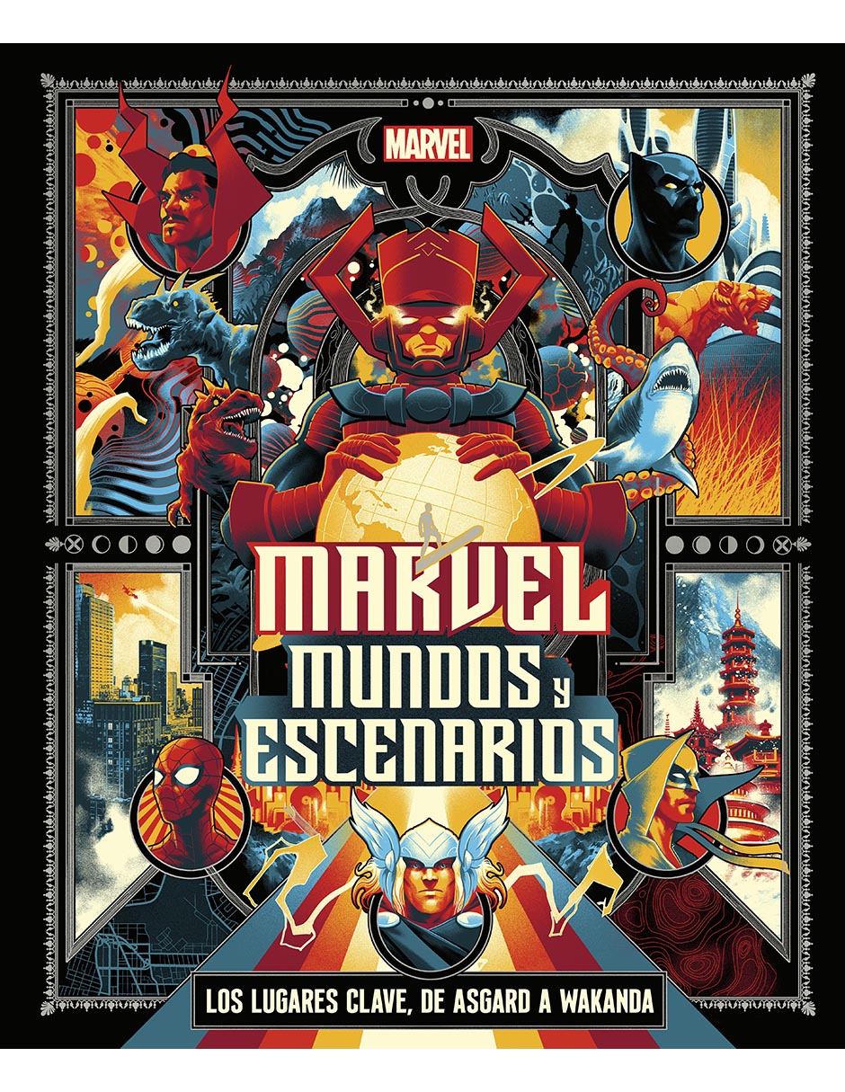 Libro Marvel: Mundos y Escenarios de DK Libro Marvel: Mundos y Escenarios de DK