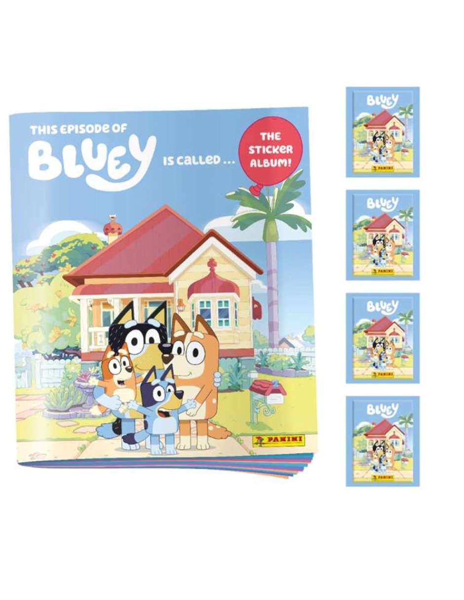 Álbum con estampas de Bluey 1
