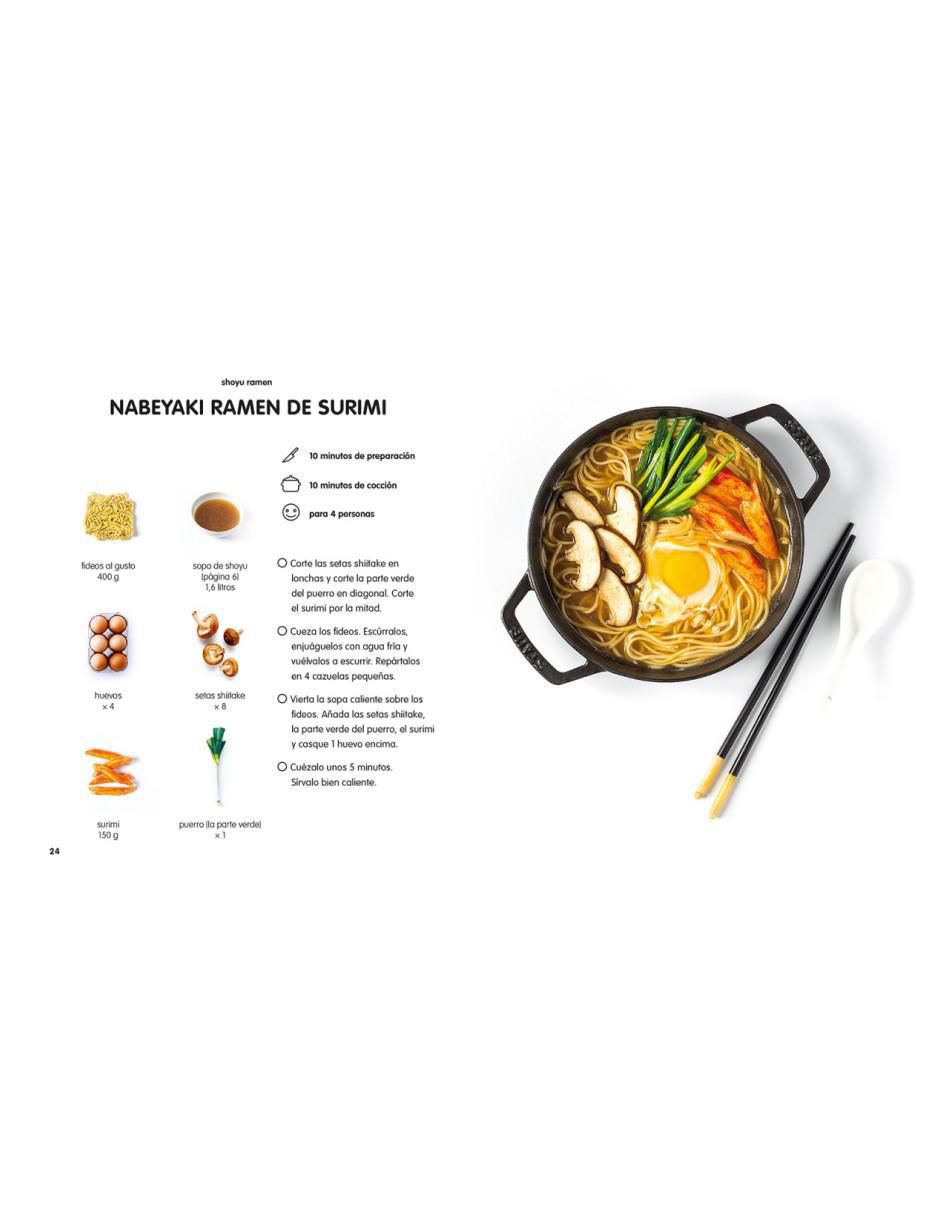 Libro 100 Recetas Ramen & Fideos de Varios Autores 3