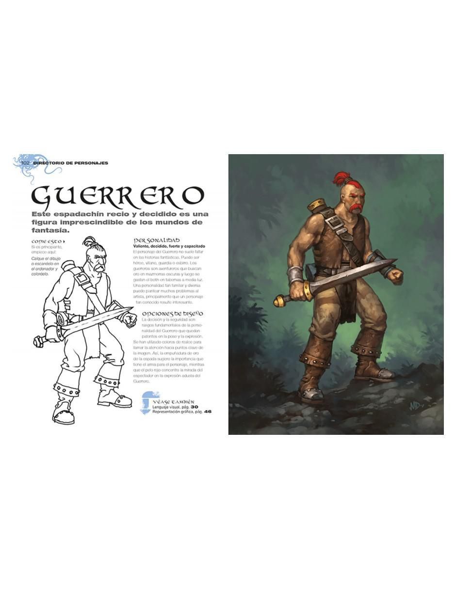 Libro Dibuja Y Pinta Personajes Y Criaturas Fantásticos de Matt Dixon 2