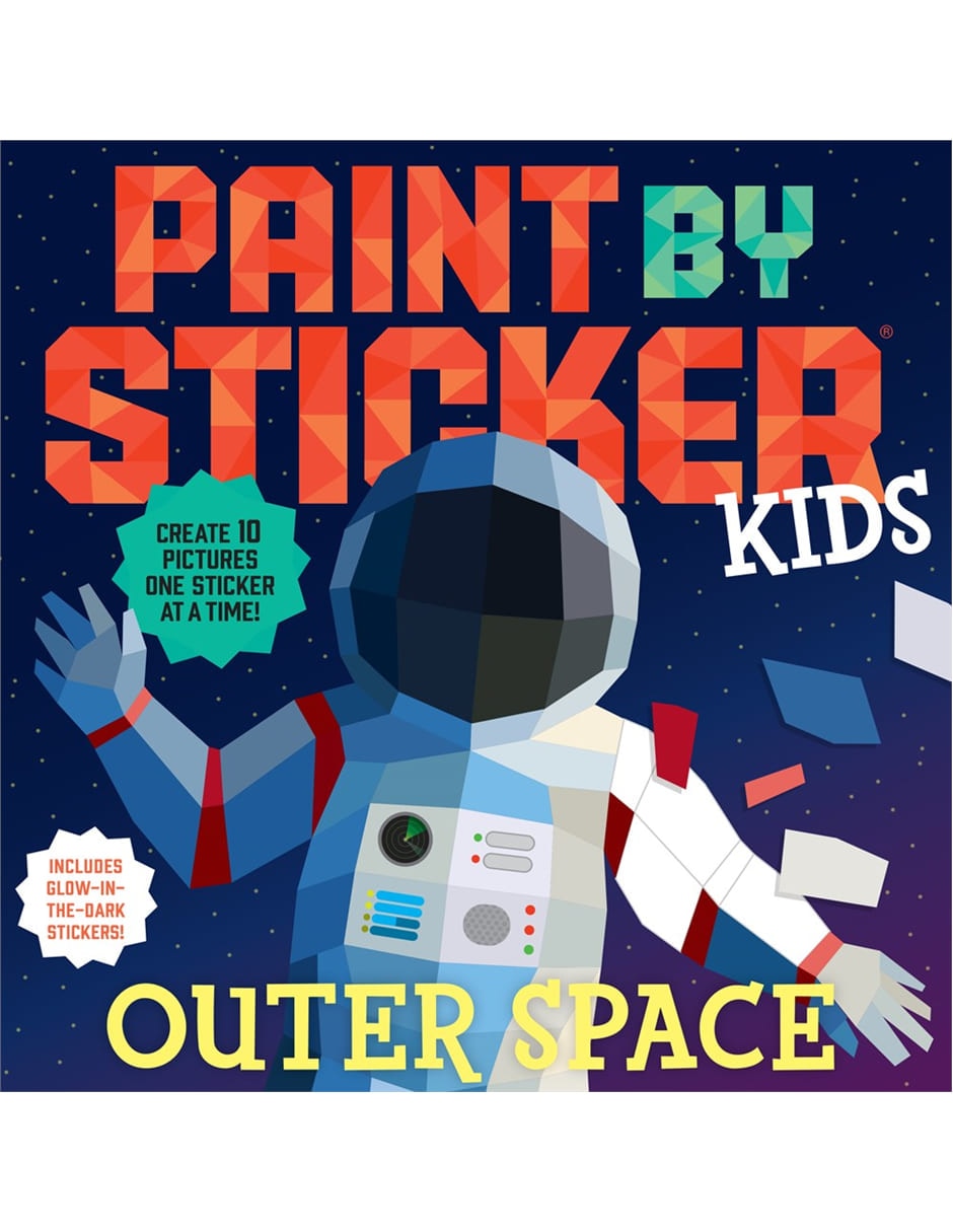 Libro Paint By Sticker Kids Outer Space de Workman Publishing Libro Paint By Sticker Kids Outer Space de Workman Publishing