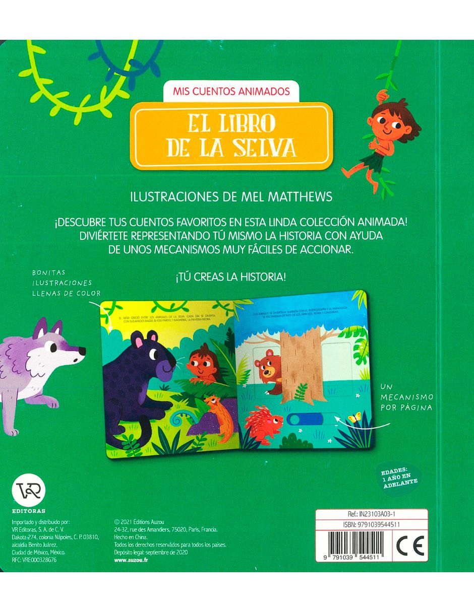 El Libro de la Selva, Mis Cuentos Animados de Auzou 3