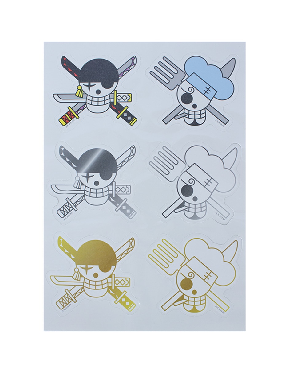 Calcomanías One Piece 2