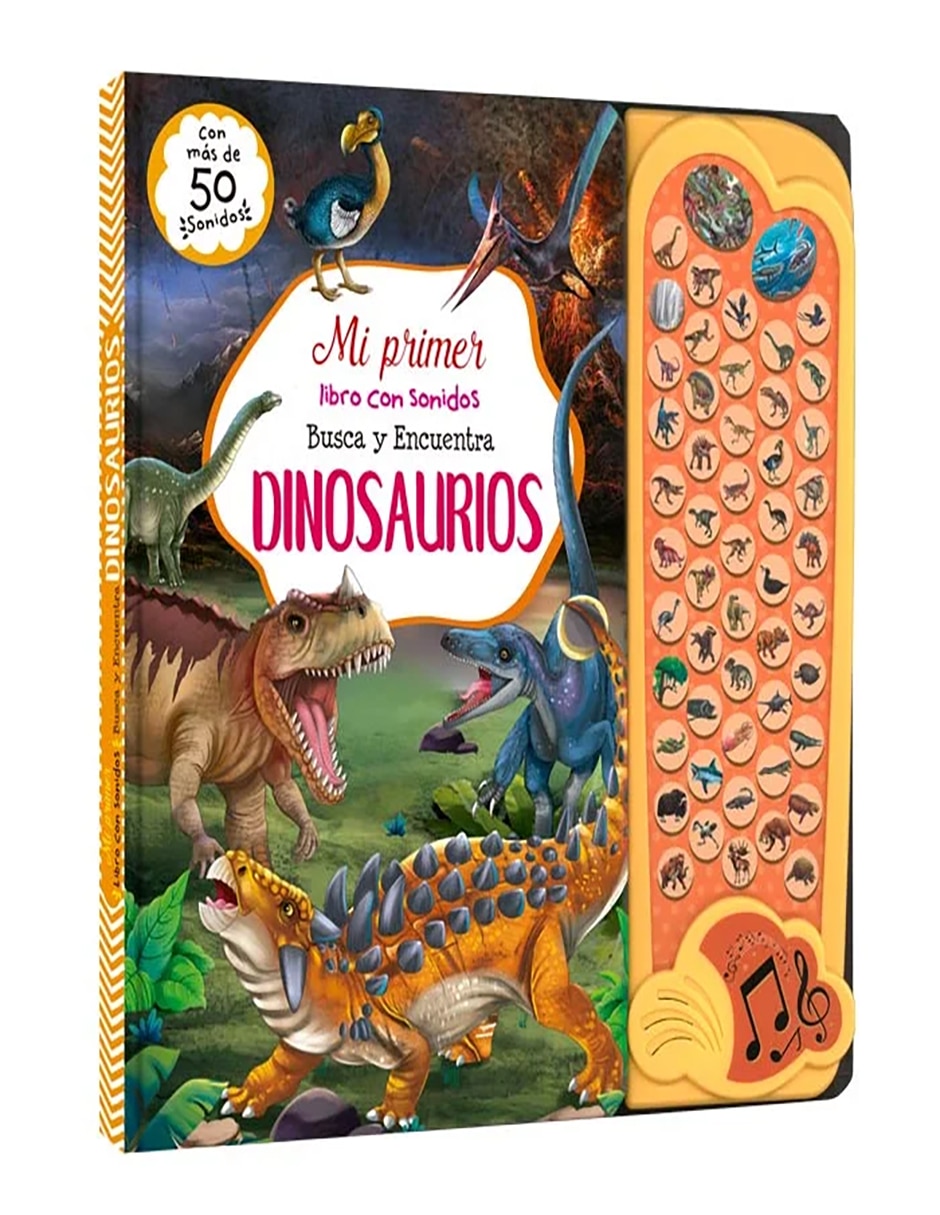 Mi primer libro con sonidos: Busca y encuentra Dinosaurios de Lexus Mi primer libro con sonidos: Busca y encuentra Dinosaurios de Lexus