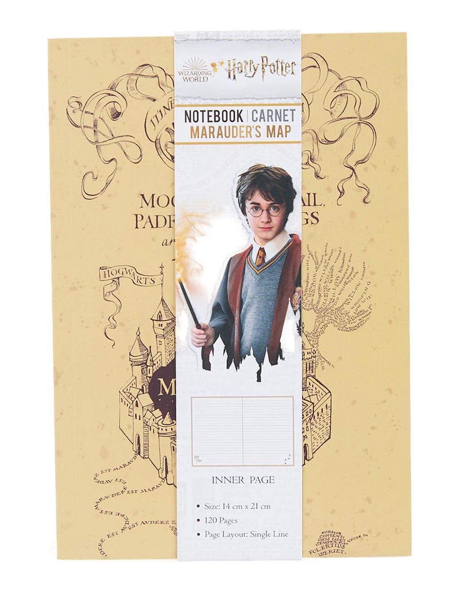 Libreta Harry Potter hoja rayada