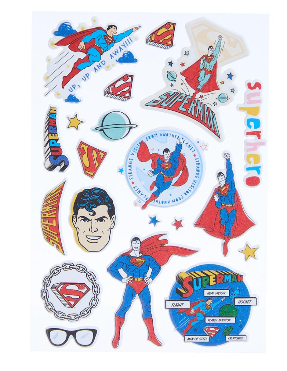 Calcomanías Superman DC 2