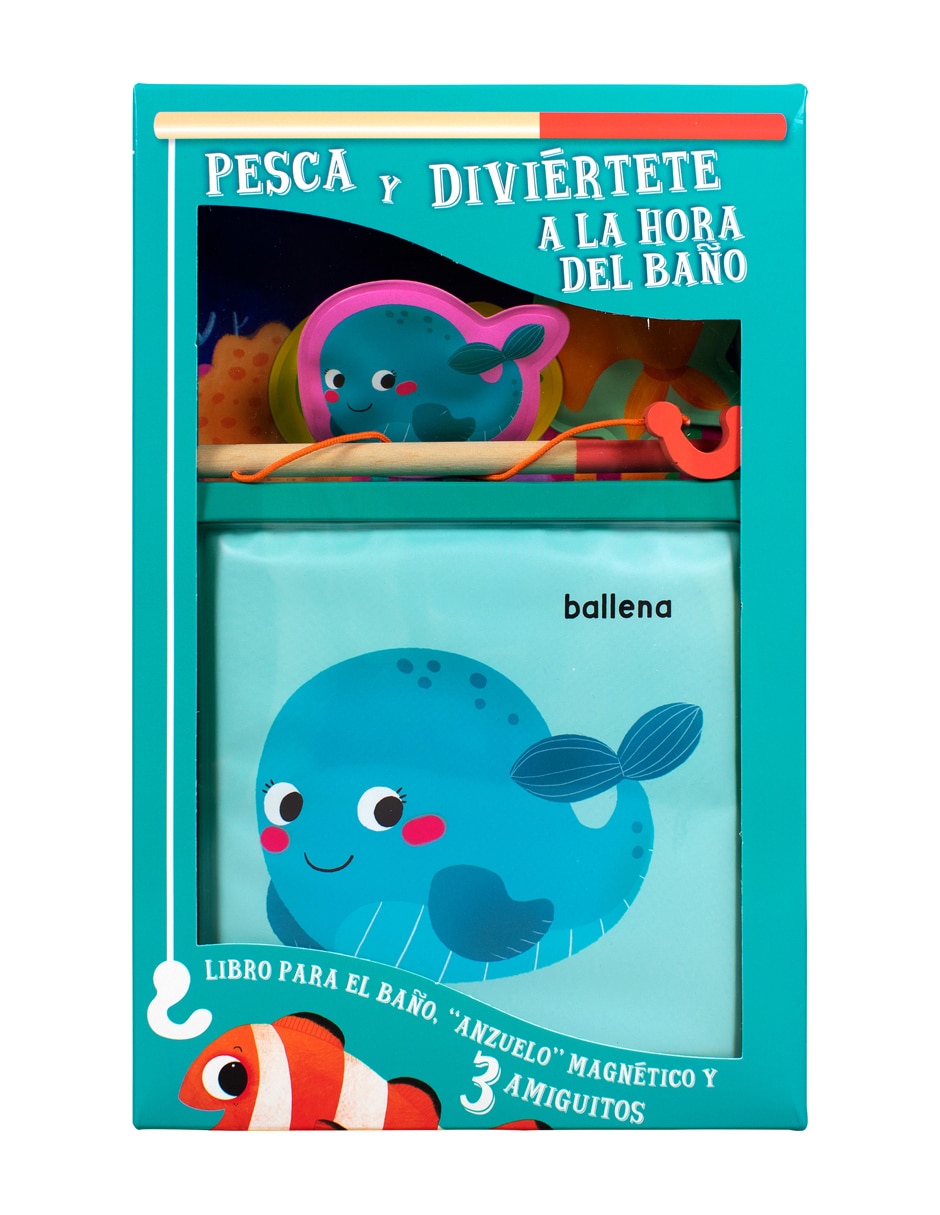 Libro Pesca Y Diviertete A La Hora Del Baño Ballena de Jo Dupre Bvba (Yoyo Books)