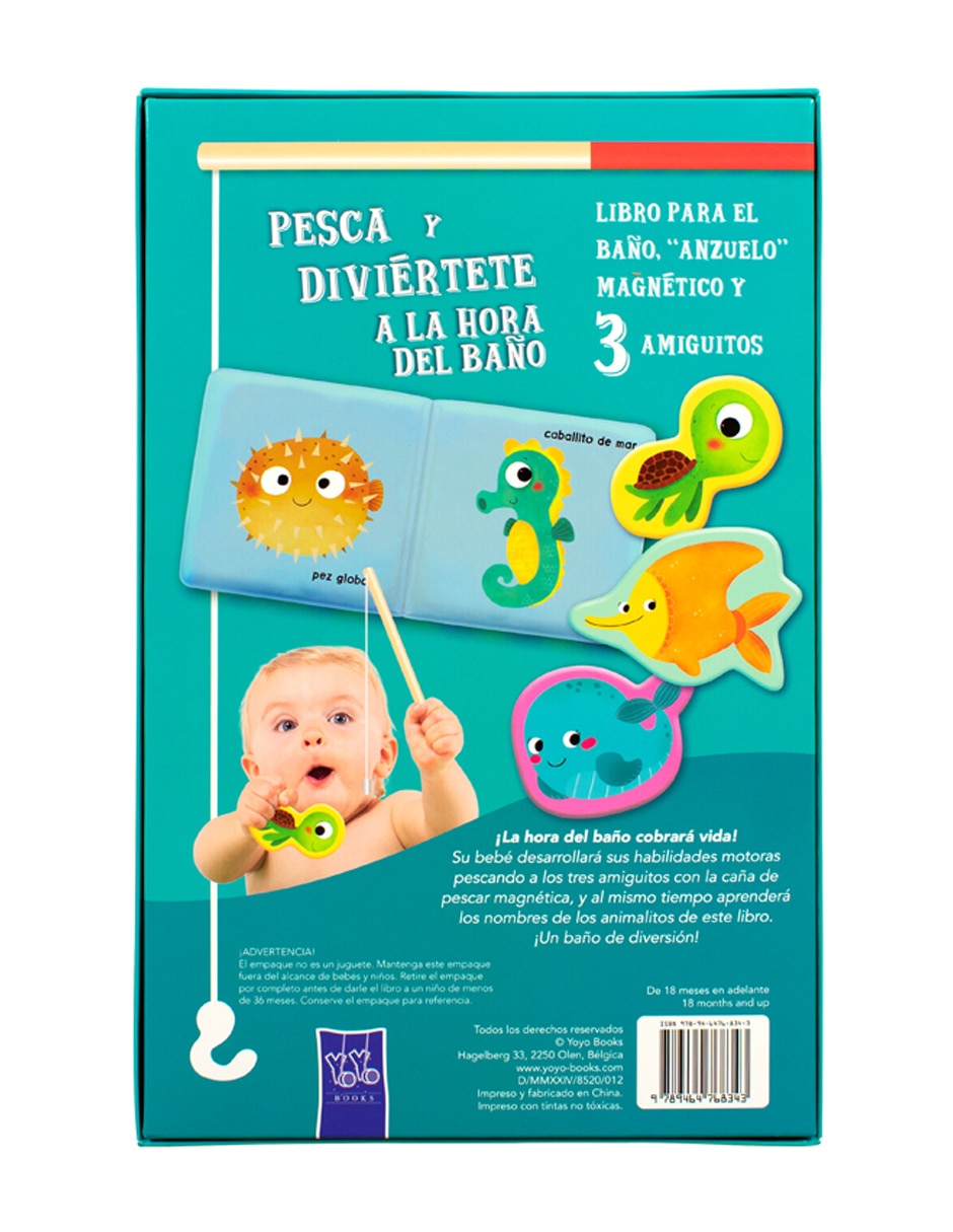 Libro Pesca Y Diviertete A La Hora Del Baño Ballena de Jo Dupre Bvba (Yoyo Books) 2