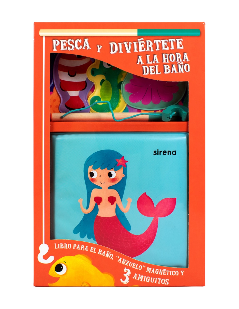 Libro Pesca Y Diviertete A La Hora Del Baño Sirena de Jo Dupre Bvba (Yoyo Books)
