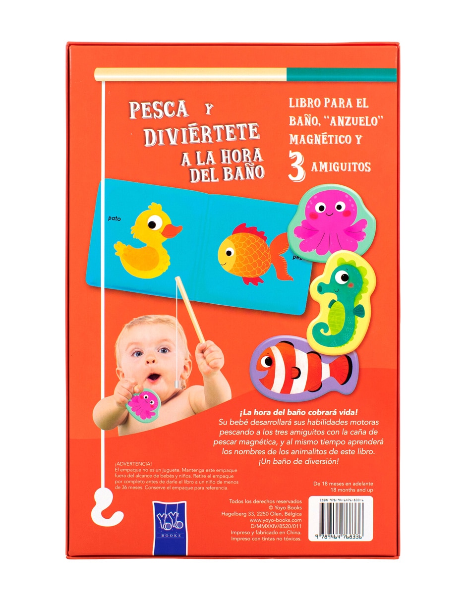 Libro Pesca Y Diviertete A La Hora Del Baño Sirena de Jo Dupre Bvba (Yoyo Books) 2