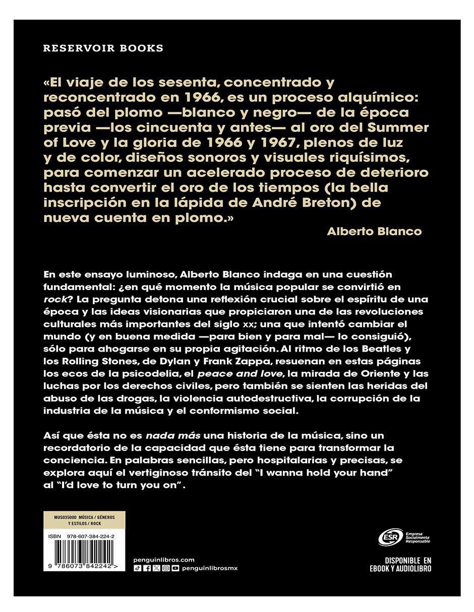 Libro 1966 El Año del Nacimiento del Rock de Alberto Blanco 3