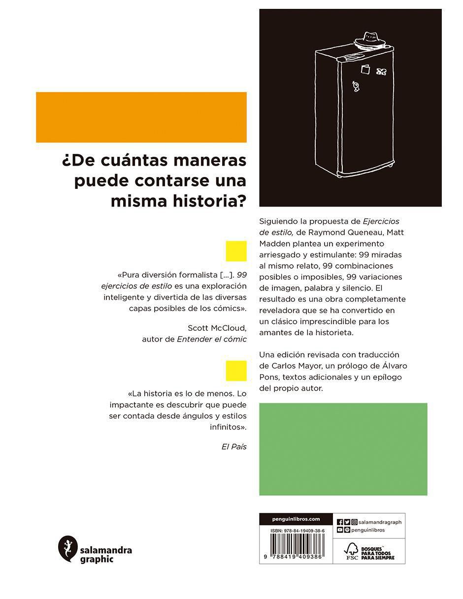 Libro 99 Ejercicios de Estilo de Matt Madden 4