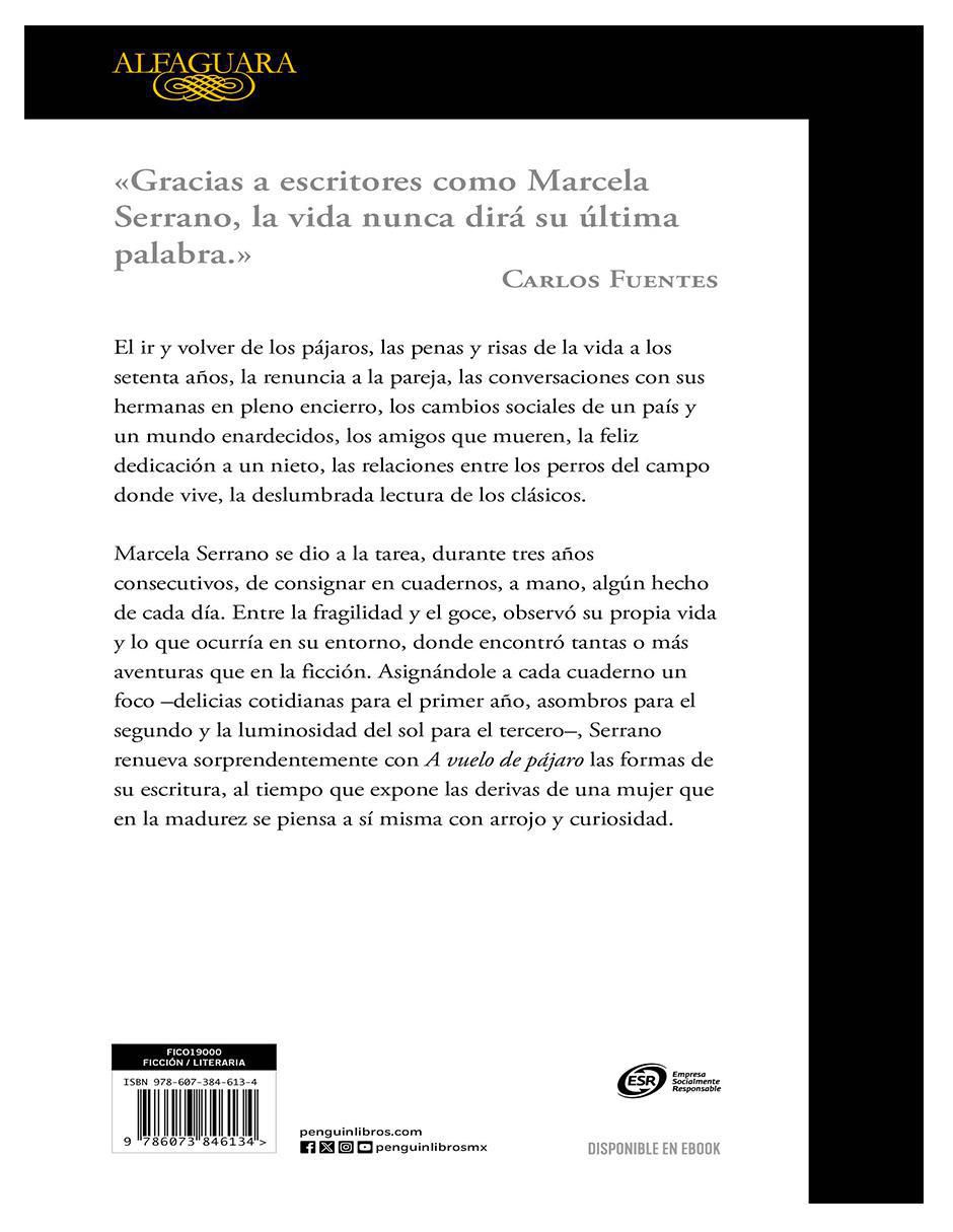 Libro A vuelo de pájaro de Marcela Serrano 2
