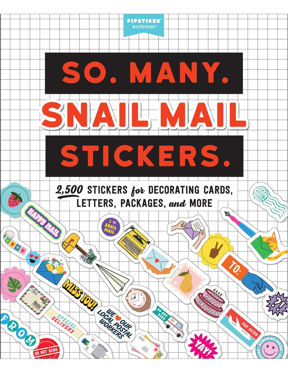 Libro So Many Snail Mail Stickers de Workman Publishing
