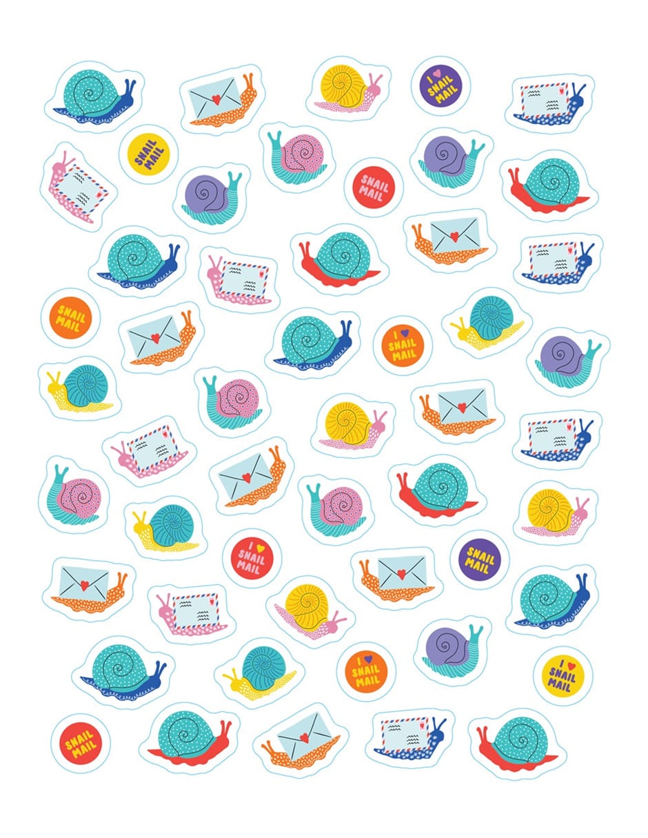 Libro So Many Snail Mail Stickers de Workman Publishing 5
