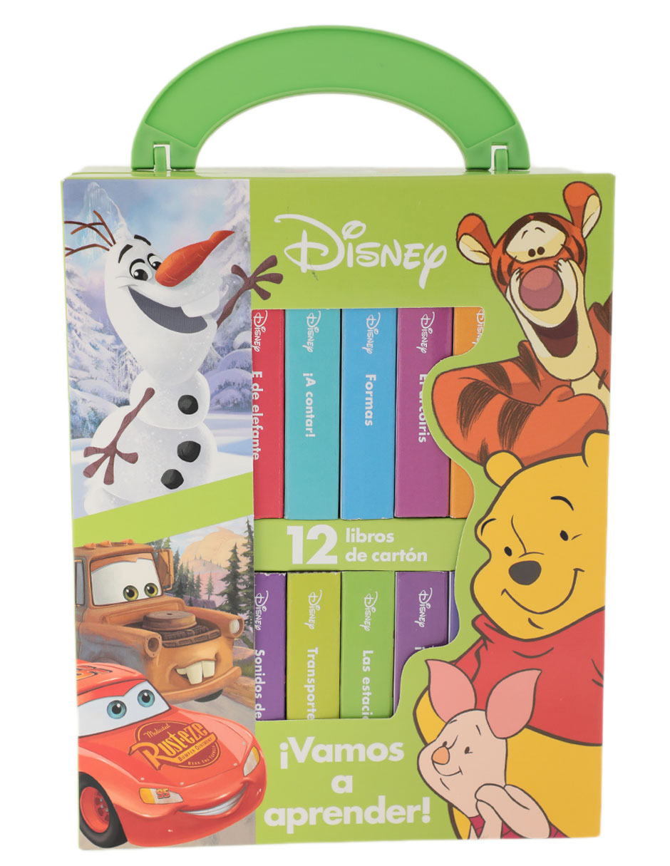 Libro Mi Primera Biblioteca Vamos a aprender de Disney 4