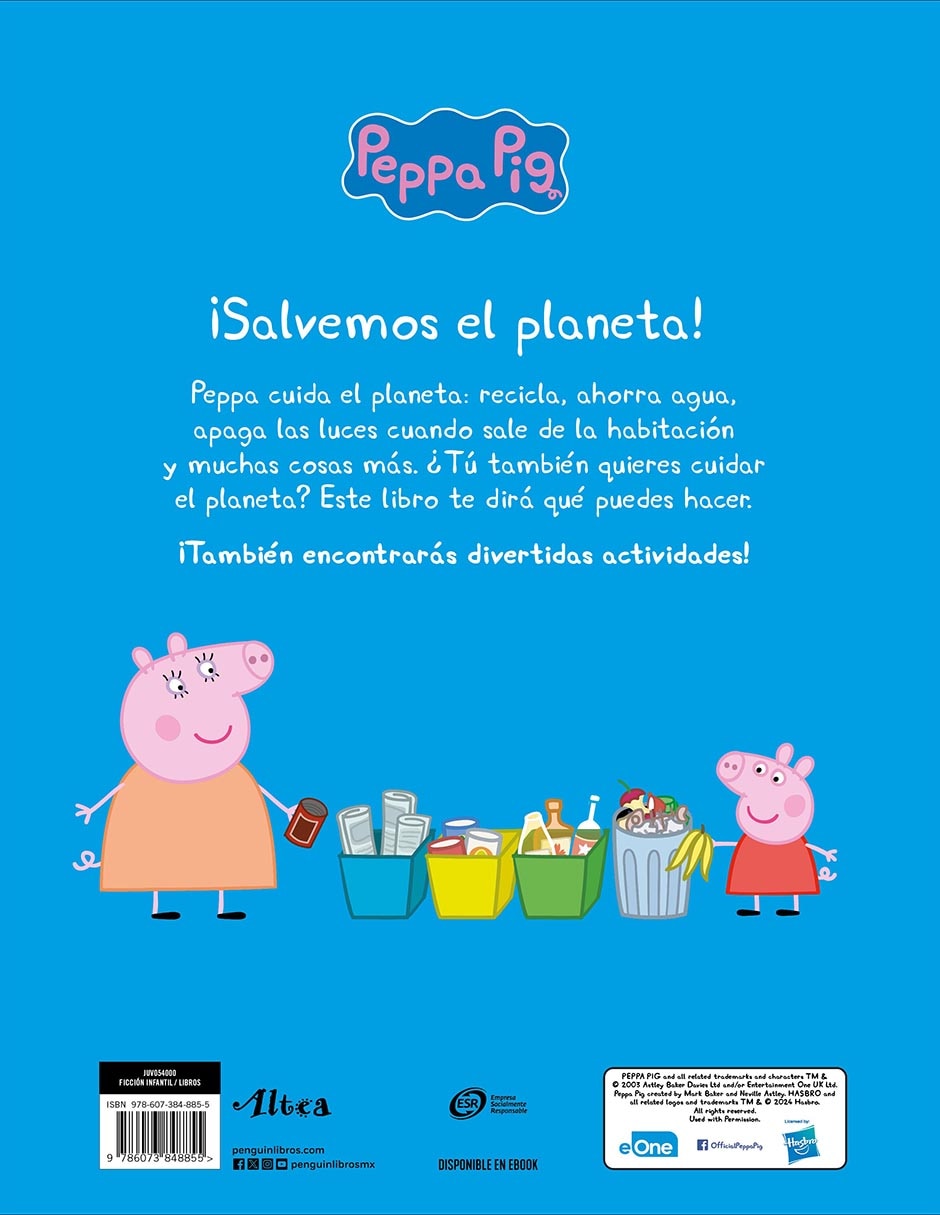 Libro Peppa pig. primeros aprendizajes - ¡salvemos el planeta! de Eone 2