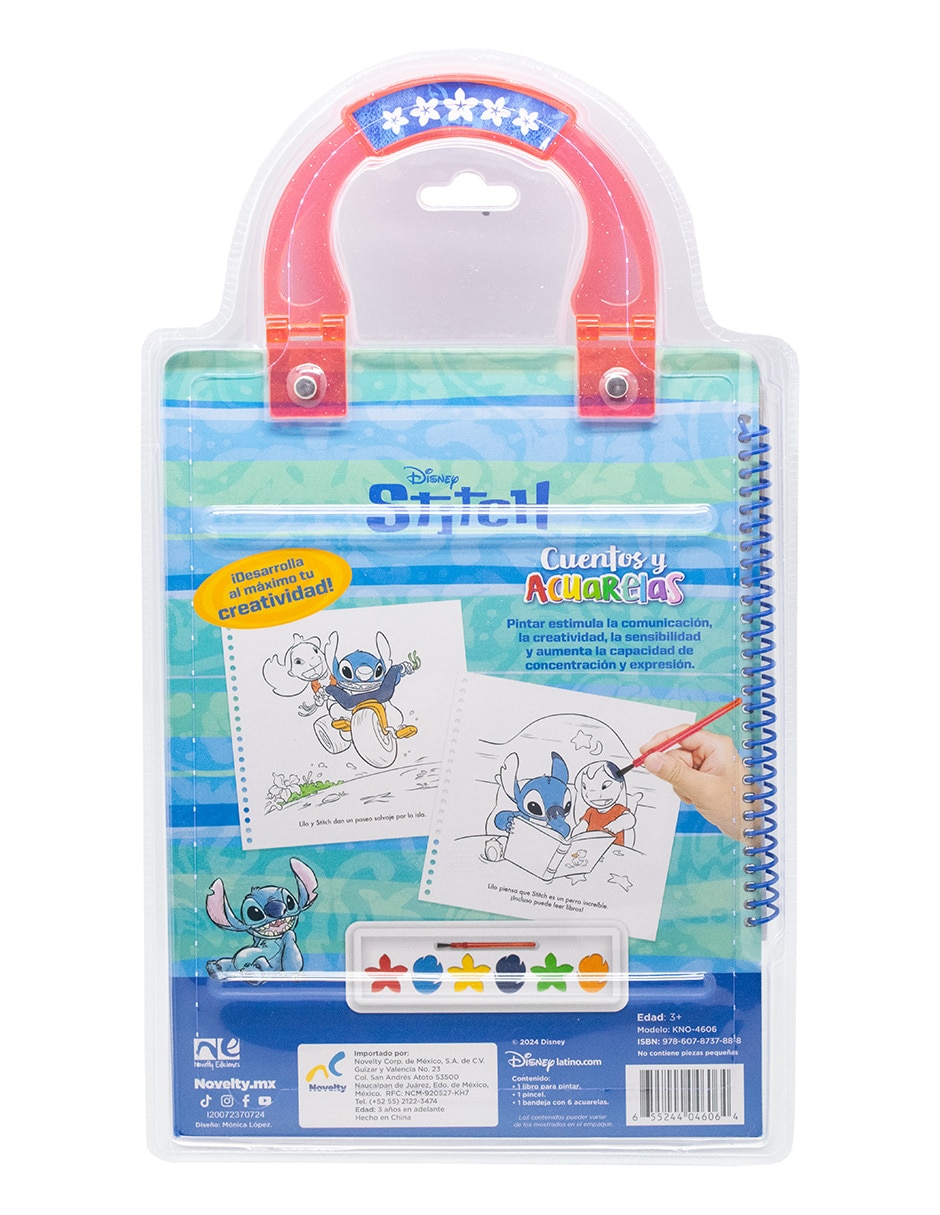 Libro Cuentos y acuarelas Stitch de 2