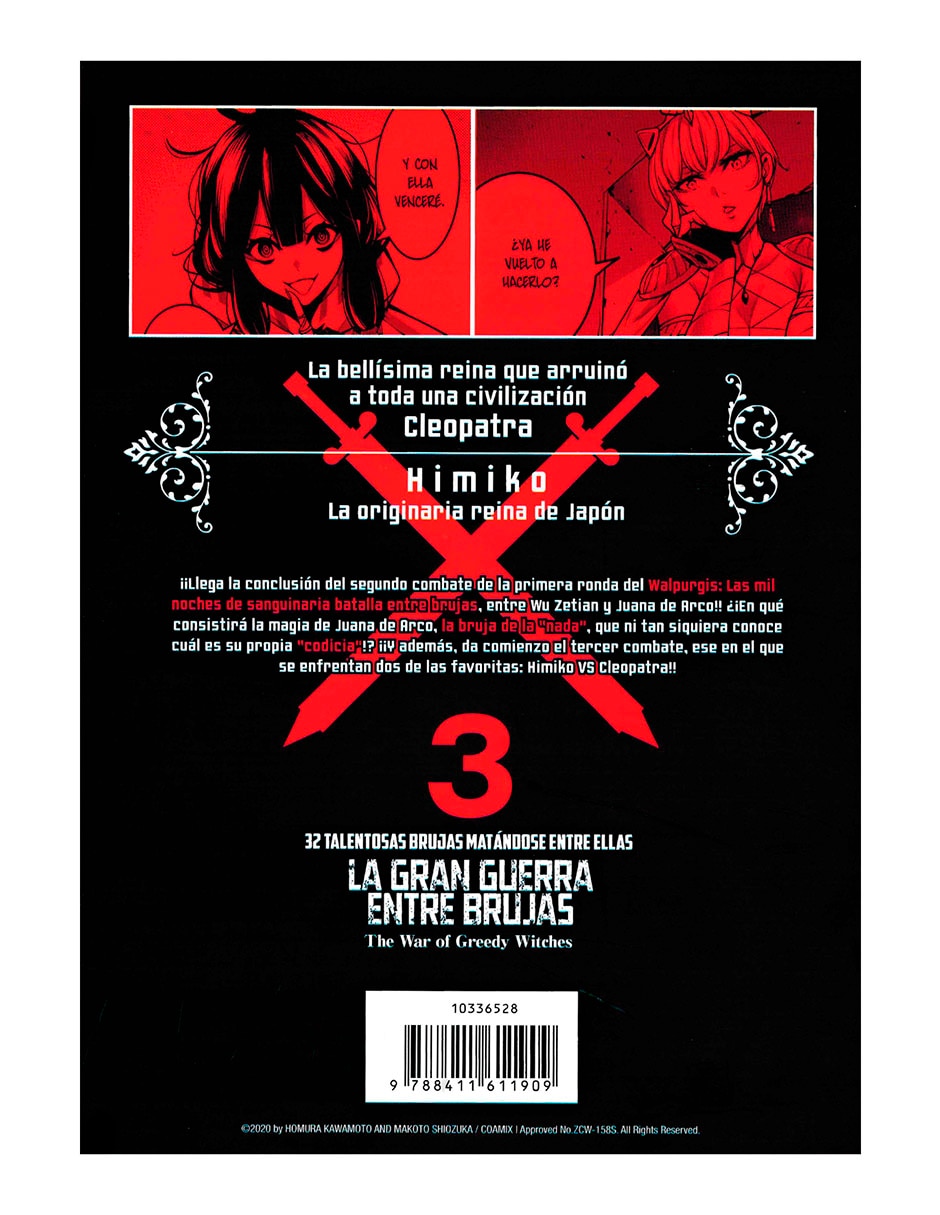 Manga Witches War: La Gran Guerra Entre Brujas No. 03 2