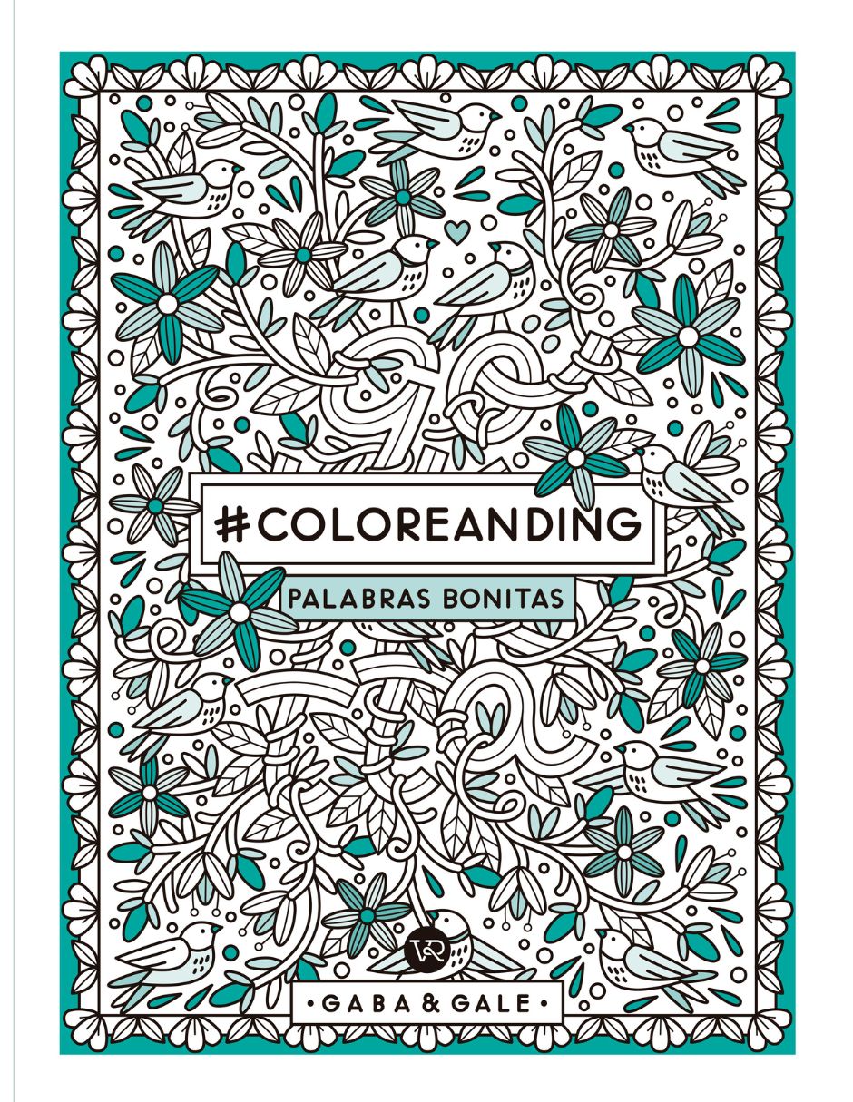 Libro Coloreanding Palabras Bonitas de Gaba & Gale