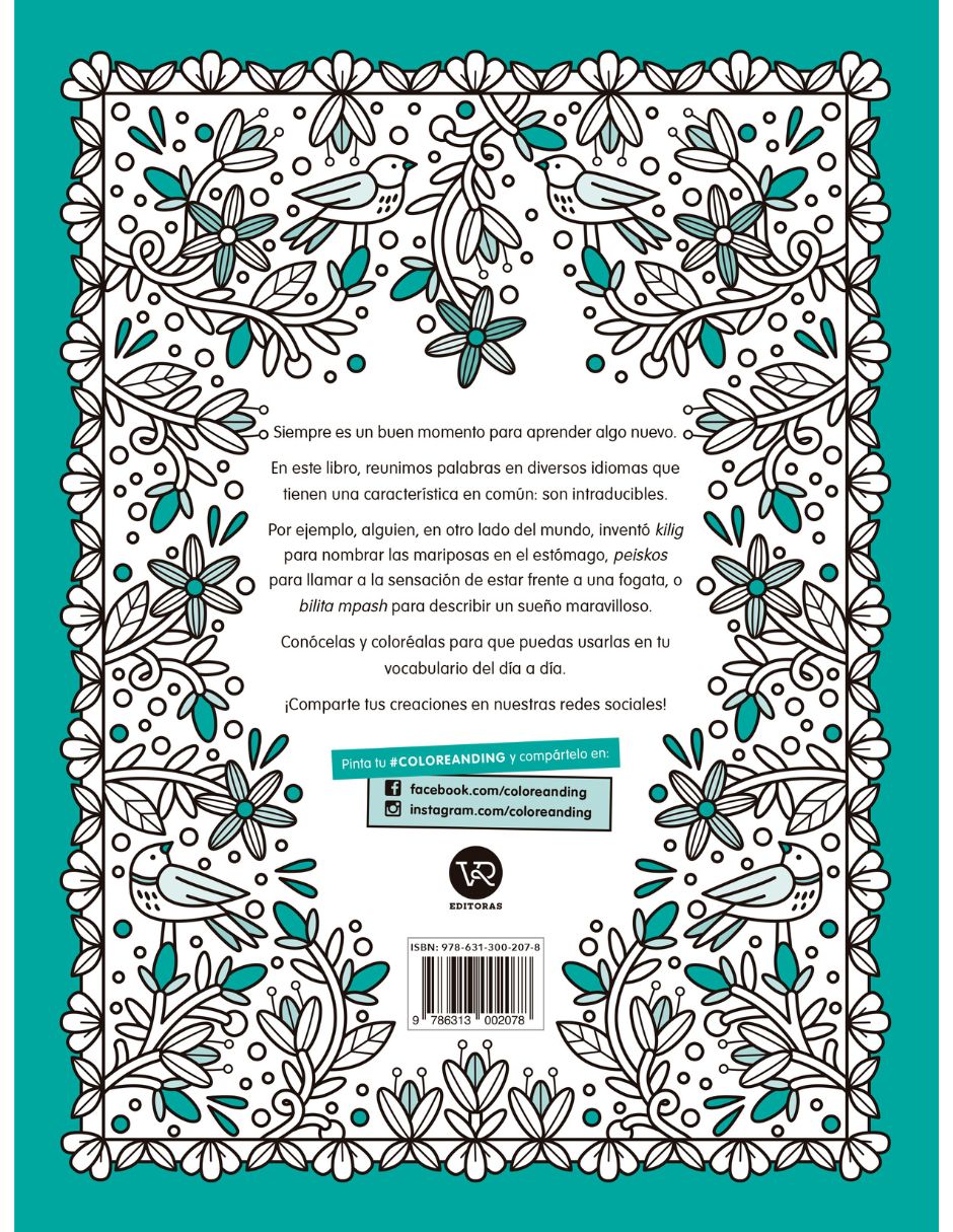 Libro Coloreanding Palabras Bonitas de Gaba & Gale 4
