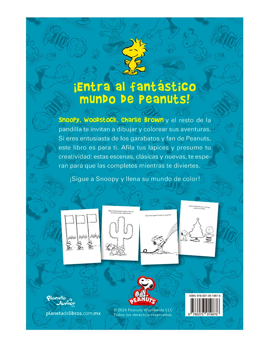 Libro Peanuts Snoopy Ama Dibujar de Charles M. Schulz 2