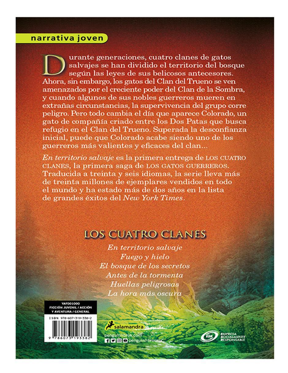 Libro Los Gatos Guerreros: Los Cuatro Clanes 1 - En Territorio Salvaje de Erin Hunter 2