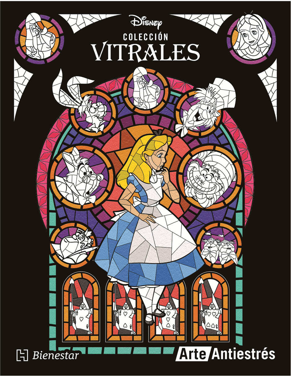 Libro Vitrales Alicia En El País de Las Maravillas de Graciela Iniestra Ramírez