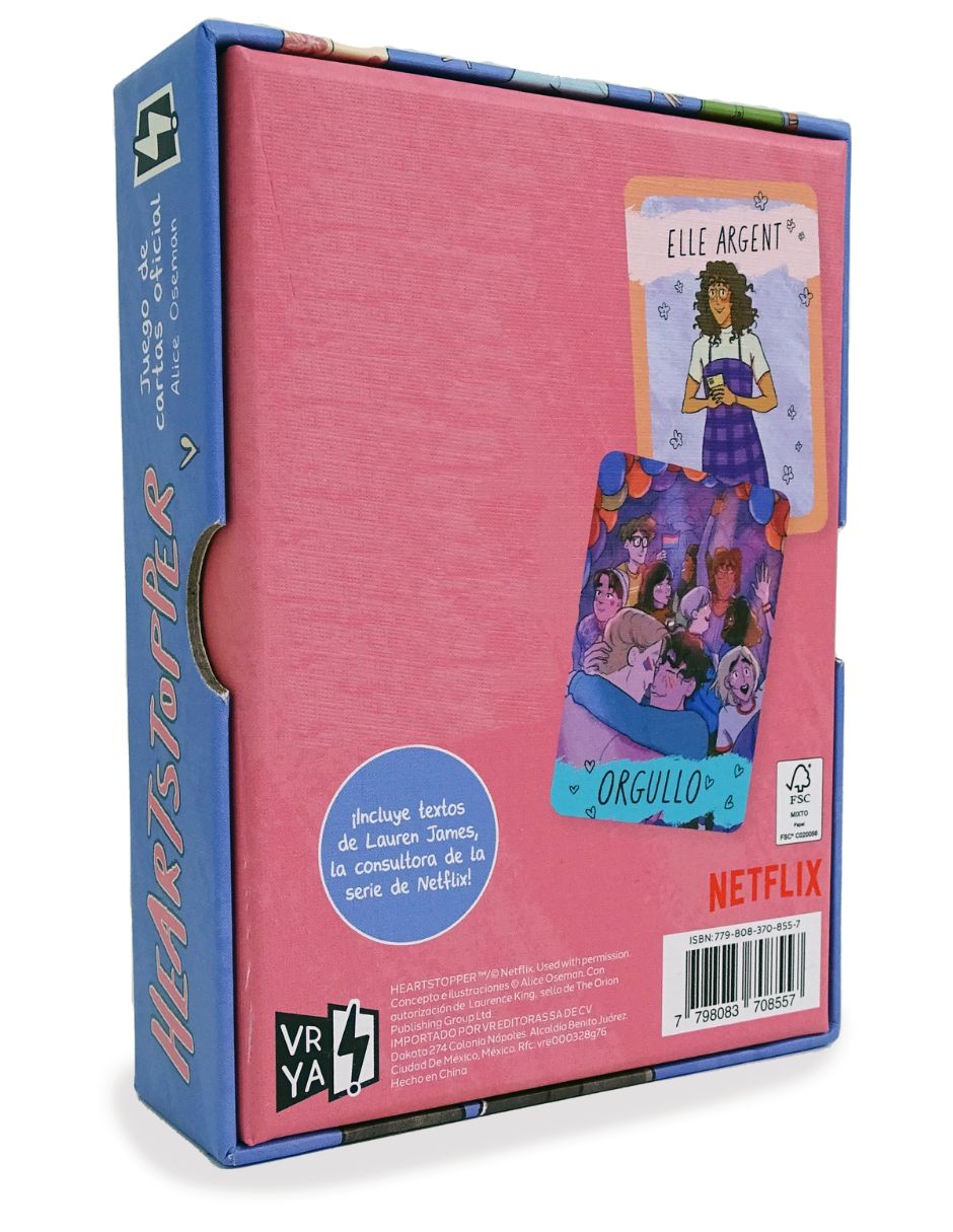 Libro Juego de Cartas Oficial Heartstopper de Alice Oseman 3