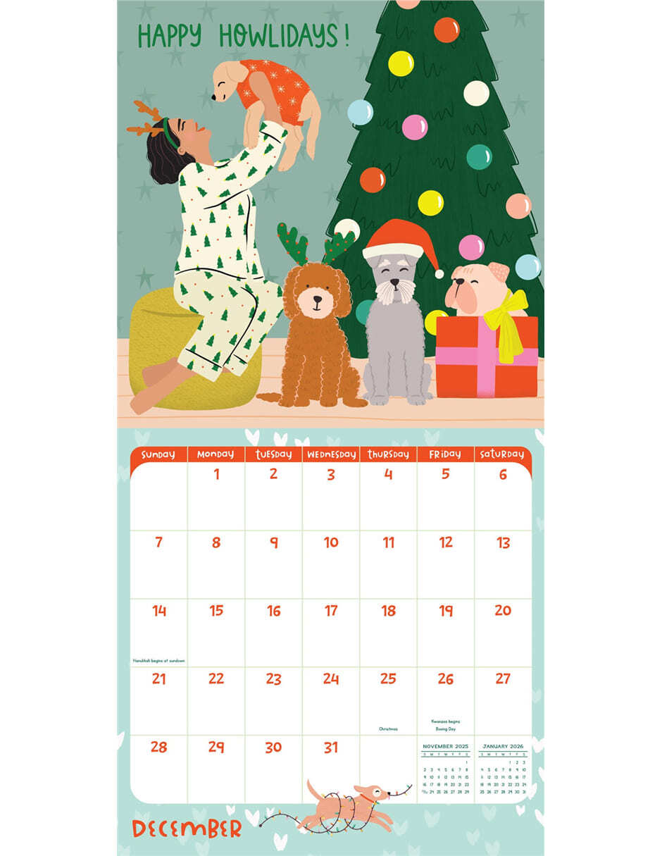 Calendario de pared Isabel Serna: Dog Mom 4