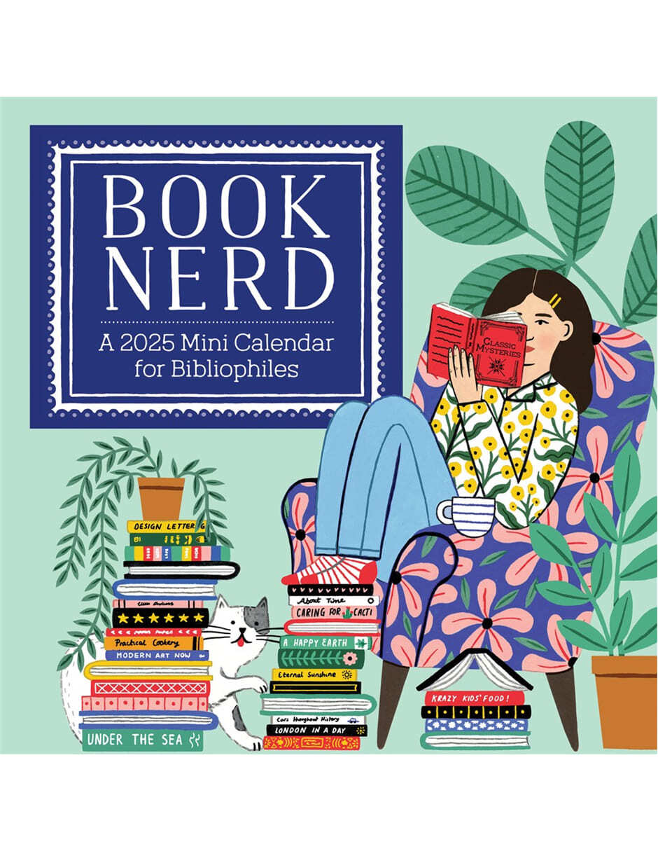 Calendario de pared Book Nerd Calendario de pared Book Nerd