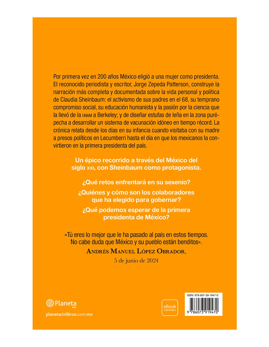 Libro Presidenta de Jorge Zepeda Patterson 2