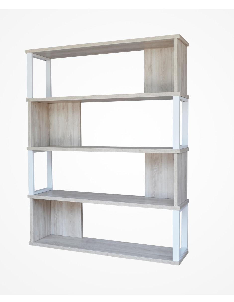 Librero Zig Zag de melamina 1