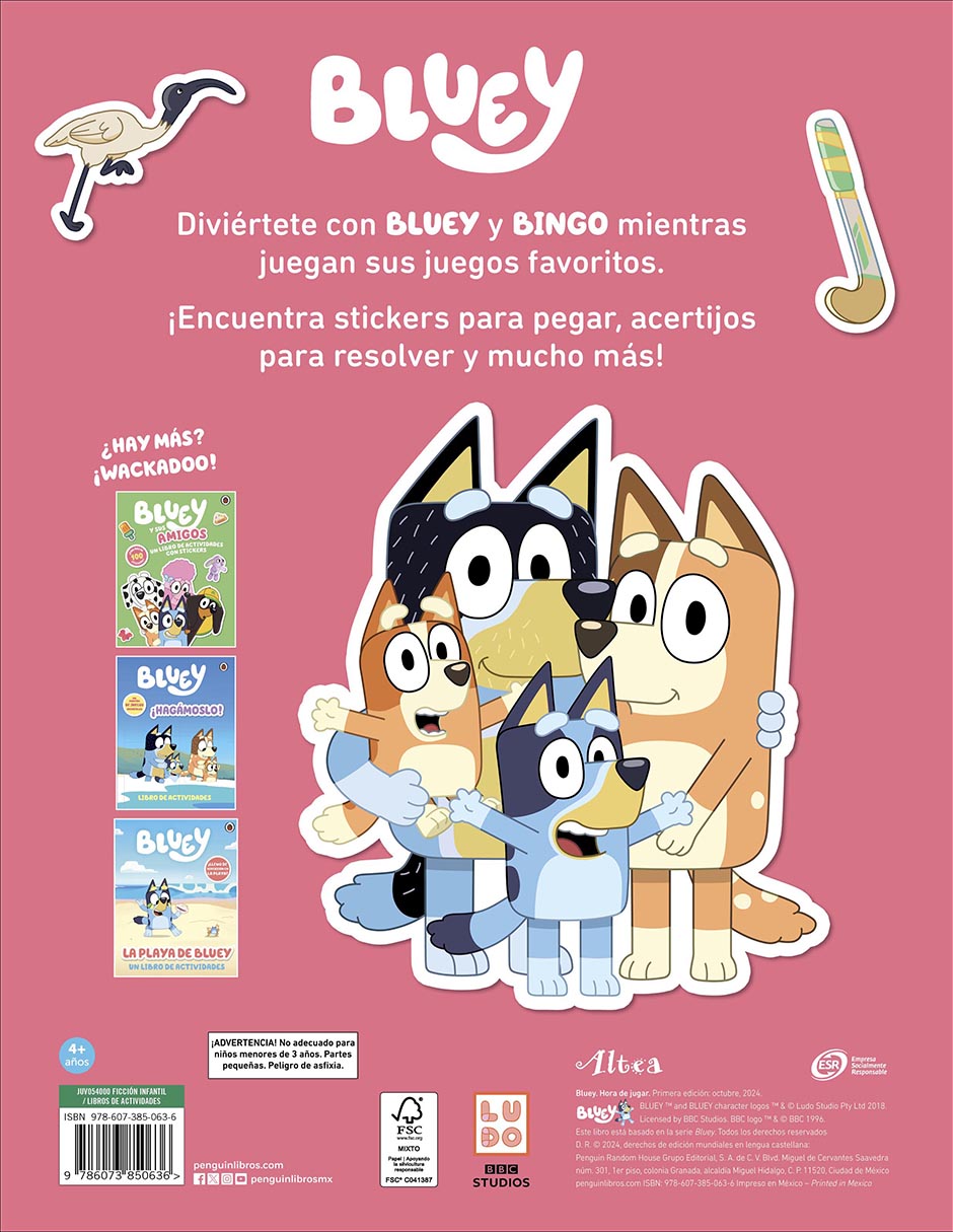 Libro Bluey: Hora de jugar de Ladybird Books 2