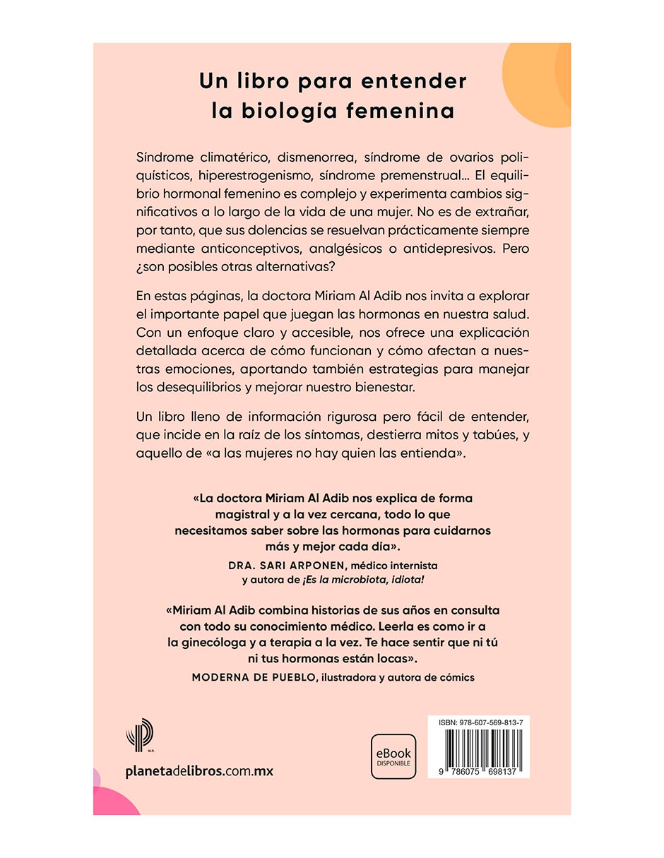 Libro Cuando las hormonas se desmadran de Miriam Al Adib Mendiri 2