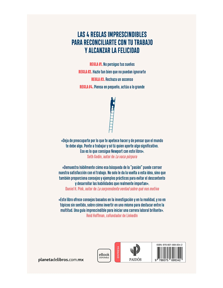 Libro Hazlo Tan Bien Que No Puedan Ignorarte de Cal Newport 2