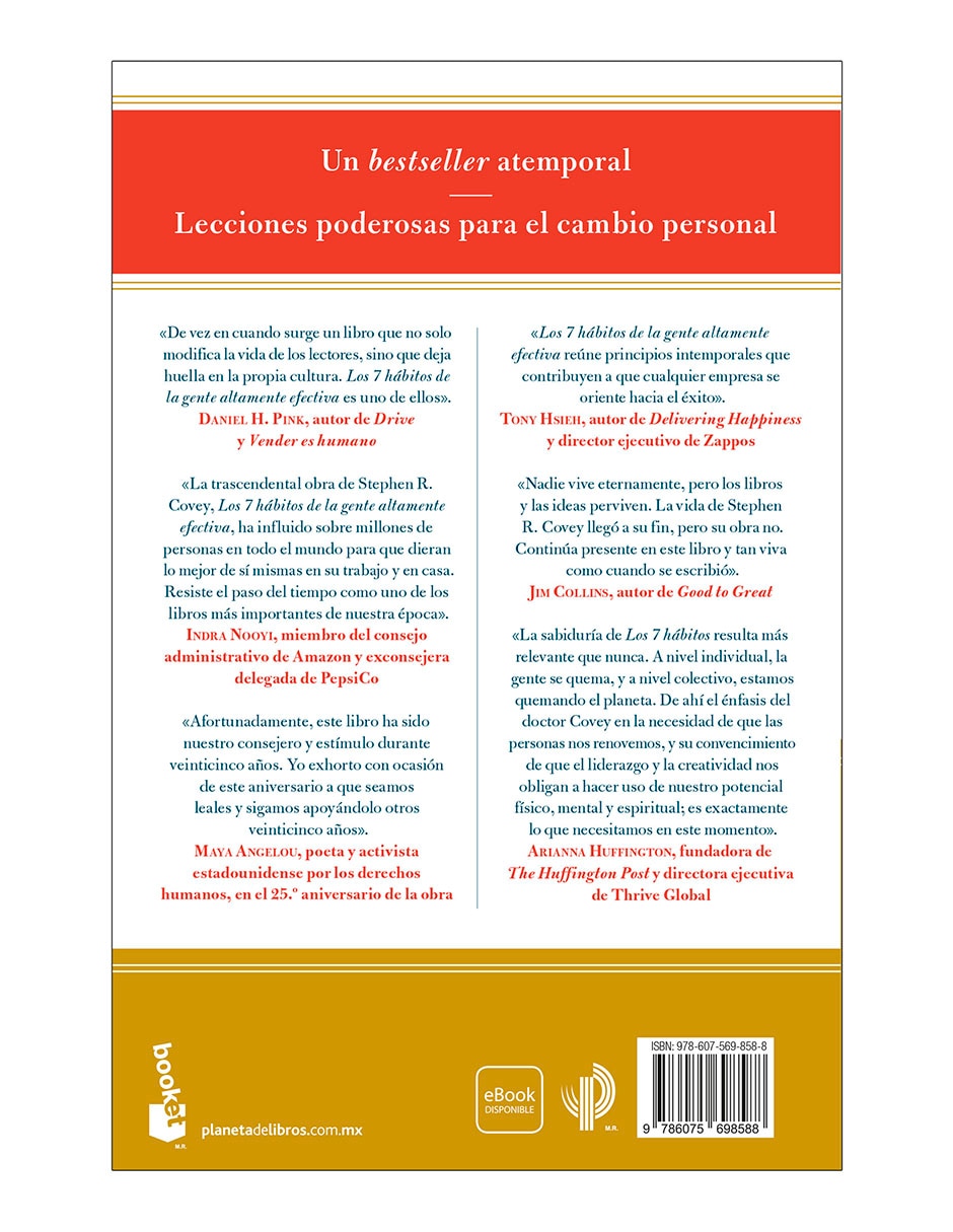 Libro Los 7 hábitos de la gente altamente efectiva de Stephen R. Covey 2