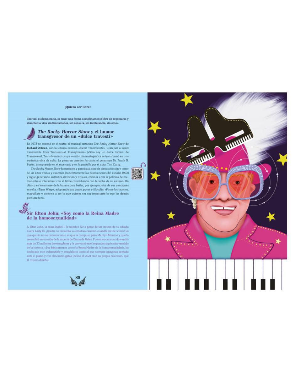 Libro ¡Quiero ser libre!: Artistas y canciones queer por la libertad y el respeto de Núria Martorell / Francina Cortés 3
