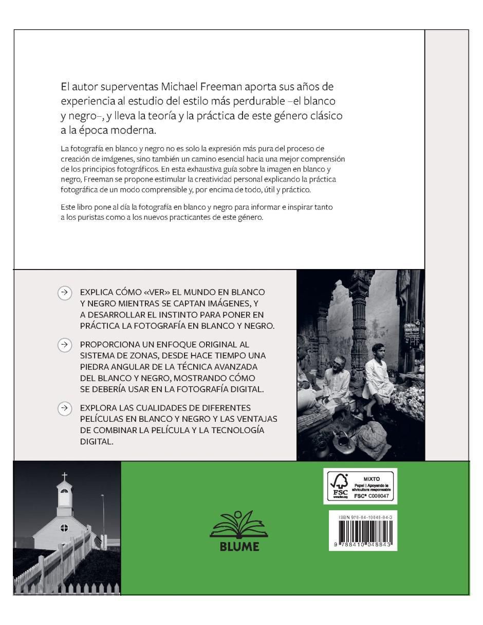 Libro Sobre blanco y negro de Michael Freeman 2