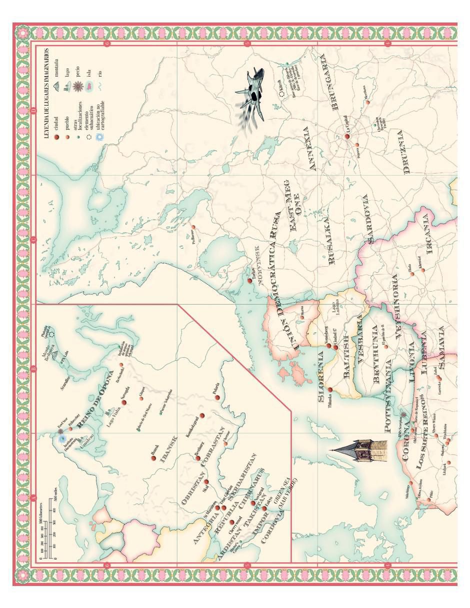 Libro Atlas de lugares imaginados de Matt Brown/Rhys B. Davies et al 2