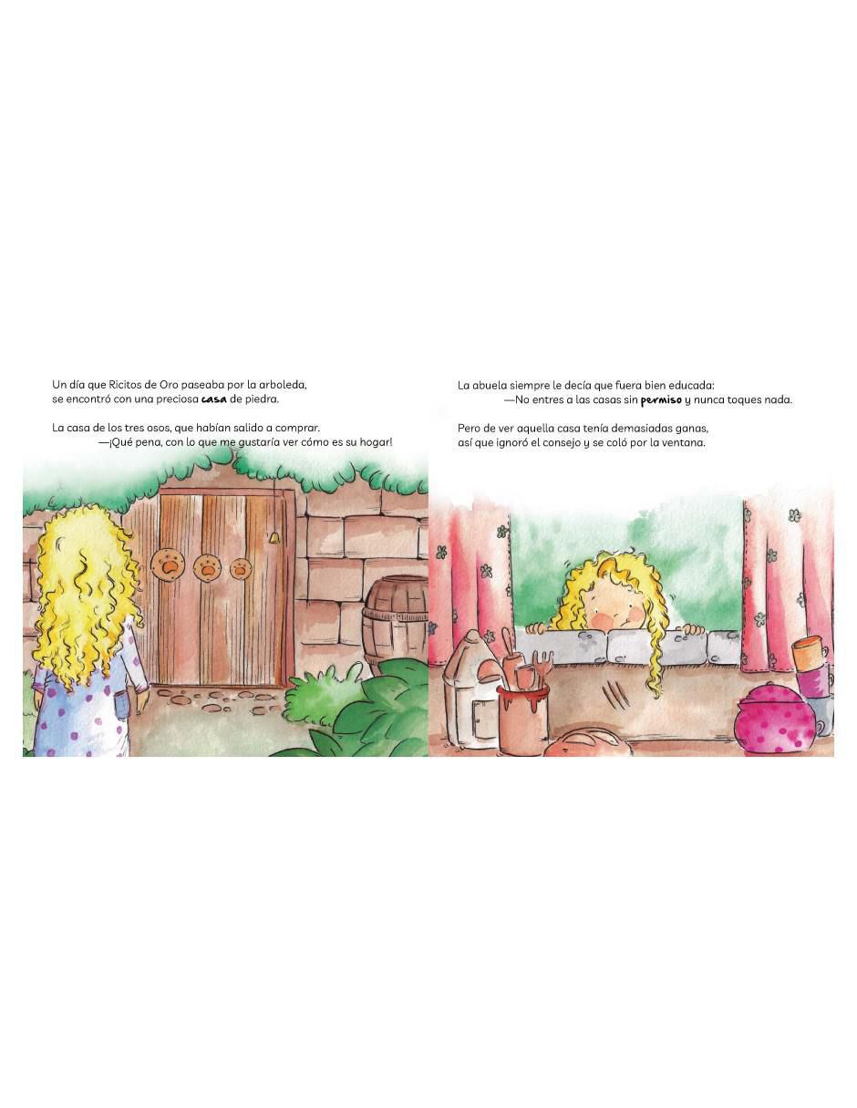 Libro Ricitos de Oro de Jöse Sénder 2