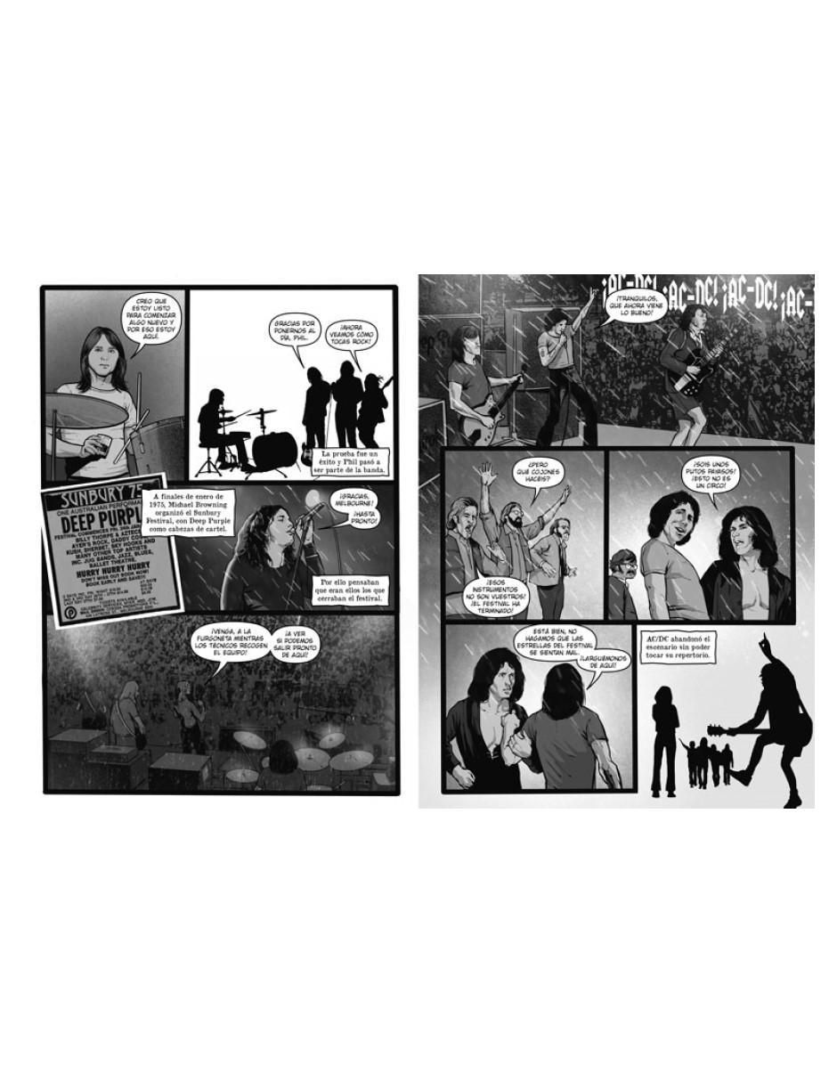 Libro AC/DC : Novela gráfica del Rock de David Braña/Jesús C. Gan 2