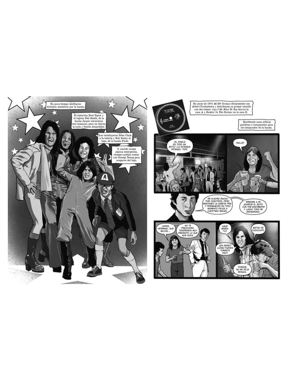 Libro AC/DC : Novela gráfica del Rock de David Braña/Jesús C. Gan 3