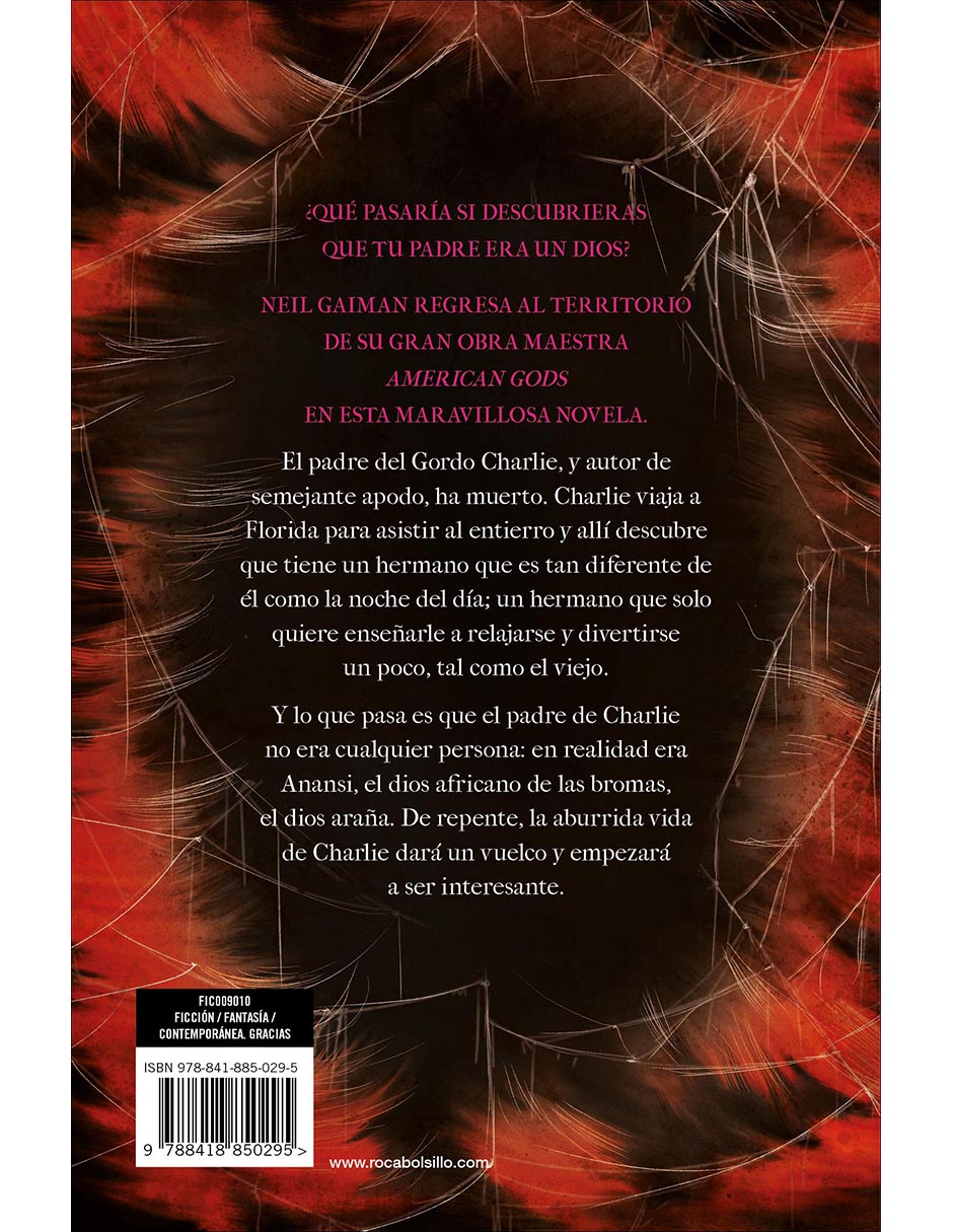 Libro Los Hijos de Anansi de Neil Gaiman 2