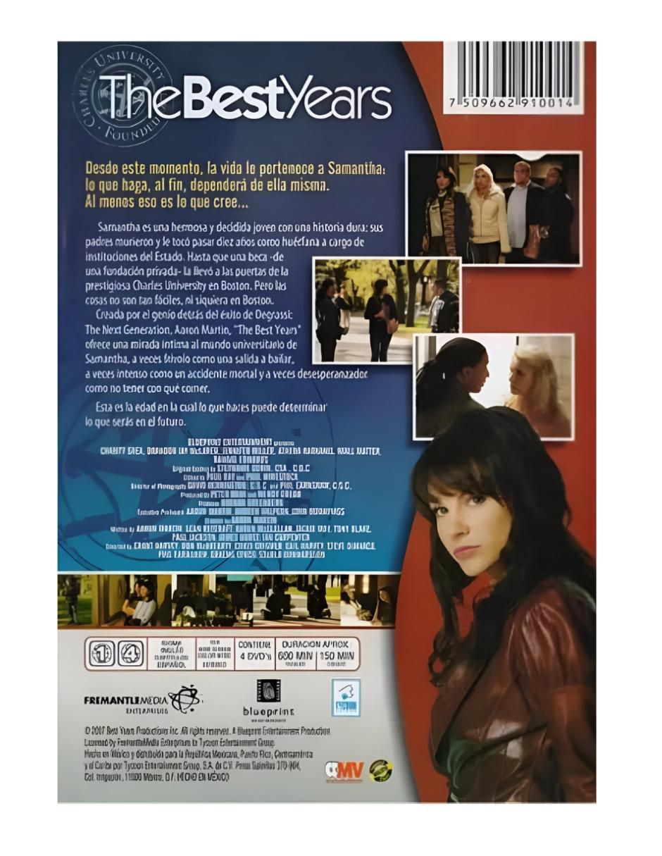 The Best Years (2007) Serie de televisión en DVD 2