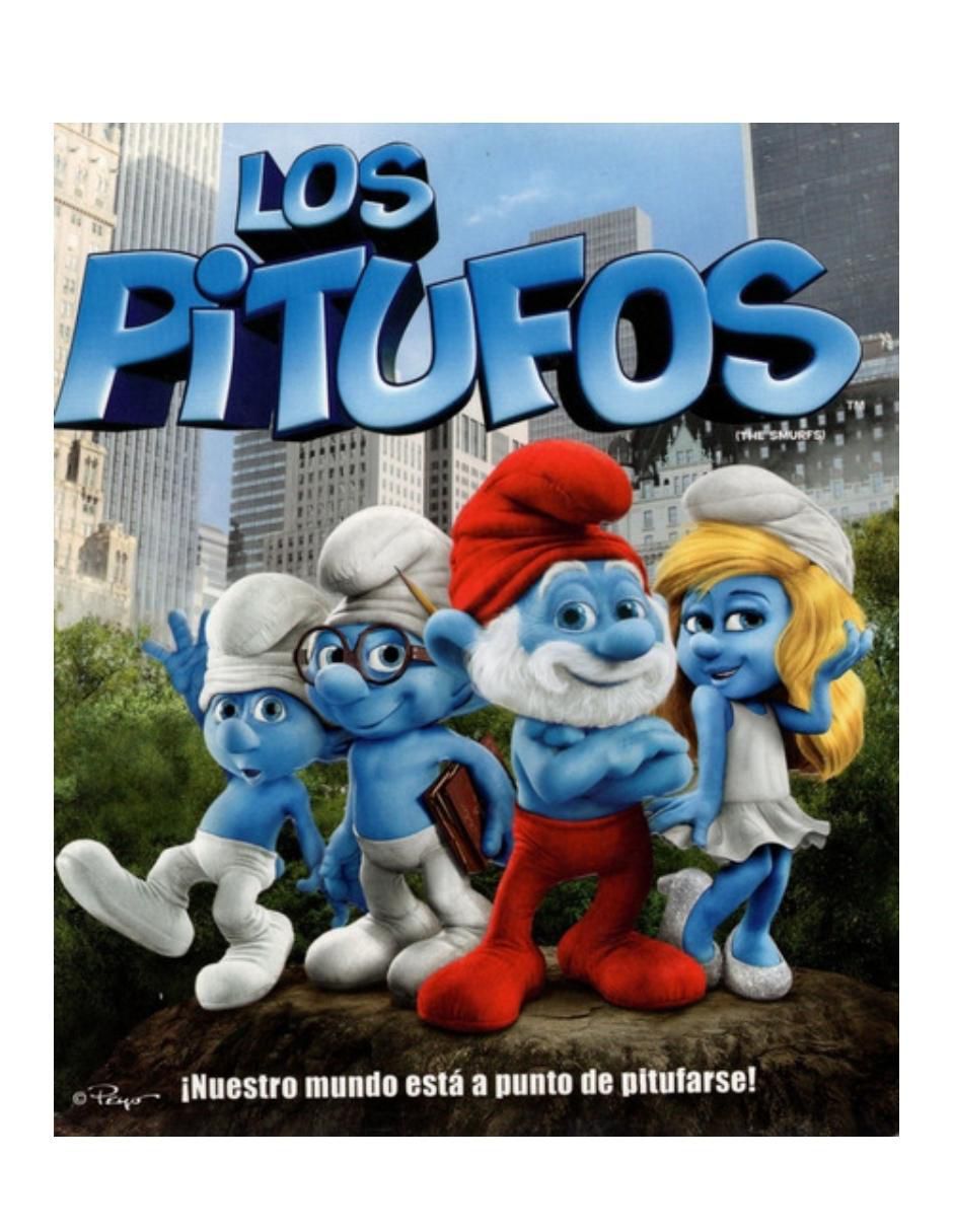 Los Pitufos 2011 película en DVD