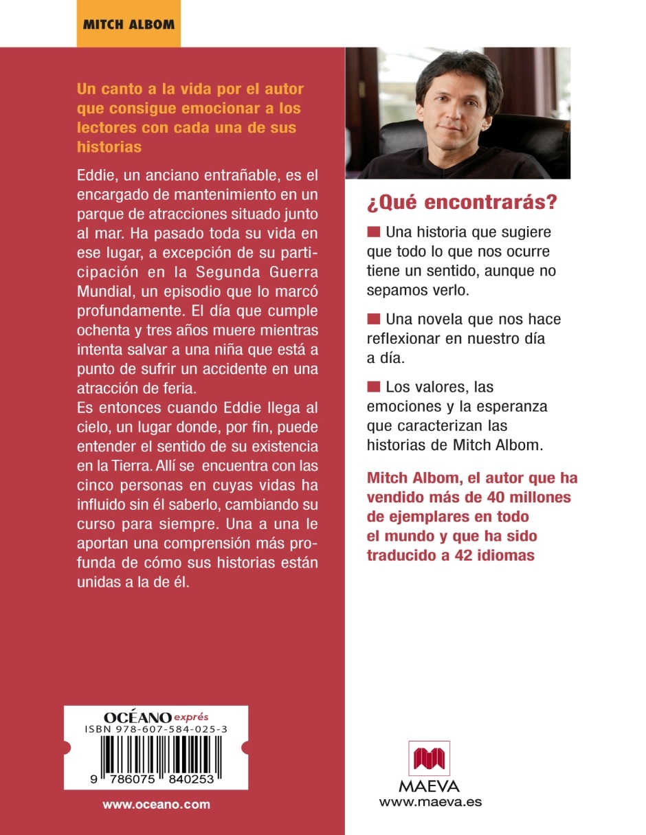 Libro Las cinco personas que encontrarás en el cielo (tercera edición) de Mitch Albom 2