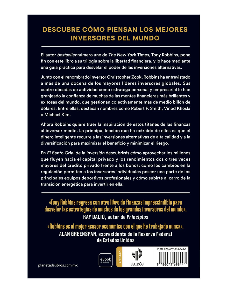 Libro El santo grial de la inversión de Christopher Zook 2