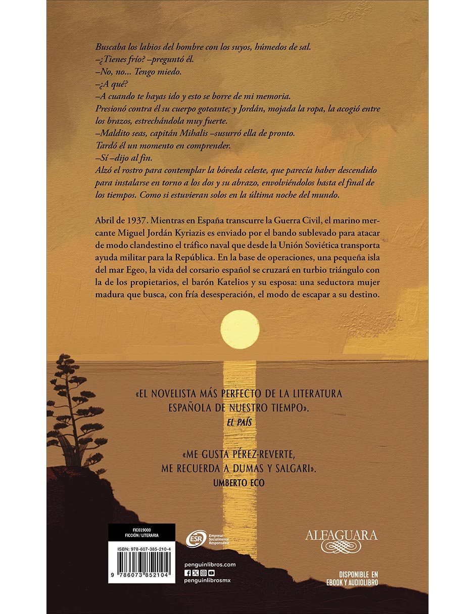 Libro La Isla de la Mujer Dormida de Arturo Pérez-Reverte 2