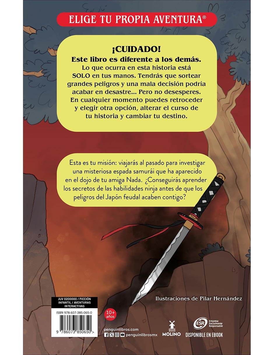 Libro Elige Tu Propia Aventura 8 - El Secreto de Los Ninja de Jay Leibold 2